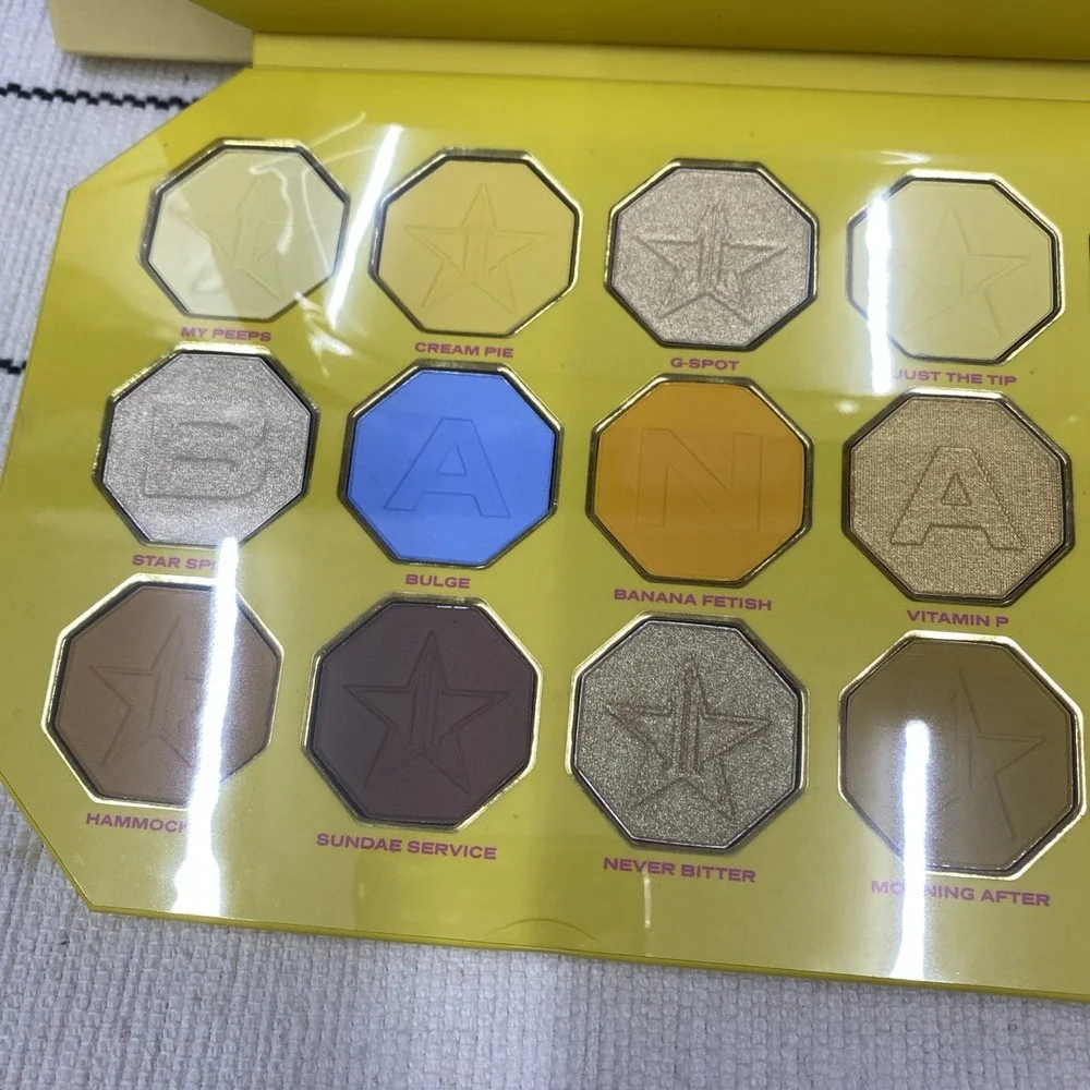 Jeffree Star Cosmetics Banana Fetish Artistry Makeup Eyeshadow Palette DISCO